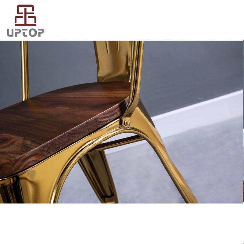 Uptop Furnishings-Professional Industrial Dining Chairs Stainless Steel Dining Chairs Supplier