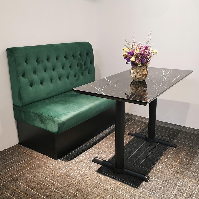 New design modern living room sets fabric sofa seating furniture restaurant booths