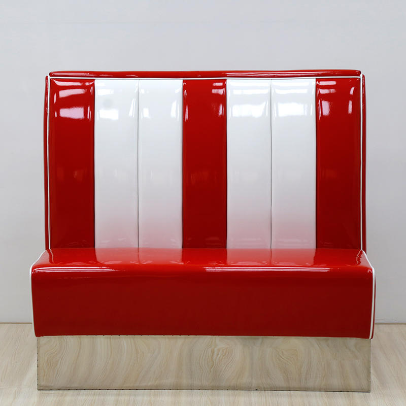 (SP-KS265) 1950s leather sofa restaurant booth for sales