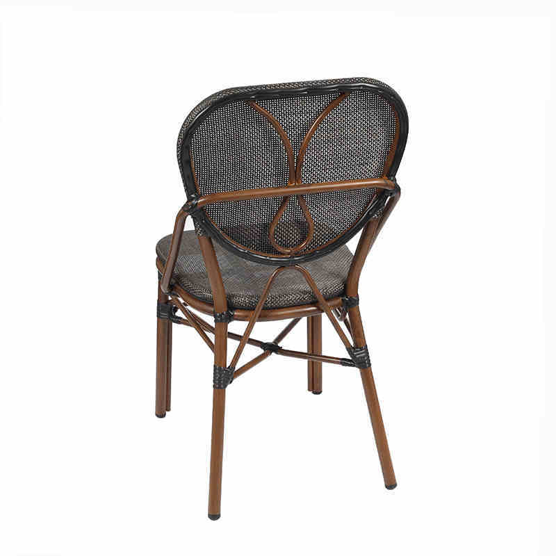 French style hot sale antique textilene fabric outdoor garden chair