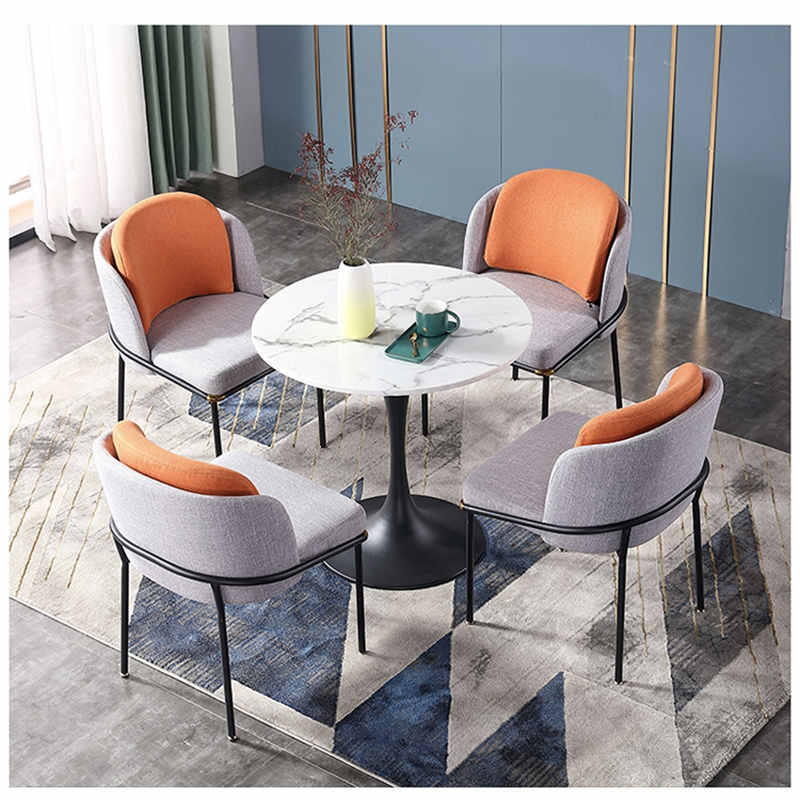 Popular Upholstery comfortable dining chair and table set