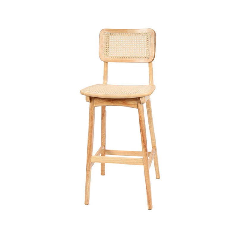 New Style Restaurant Bistro Wood Bar Chair