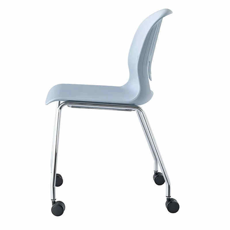 Convenient comfortable  plastic office chair with wheel