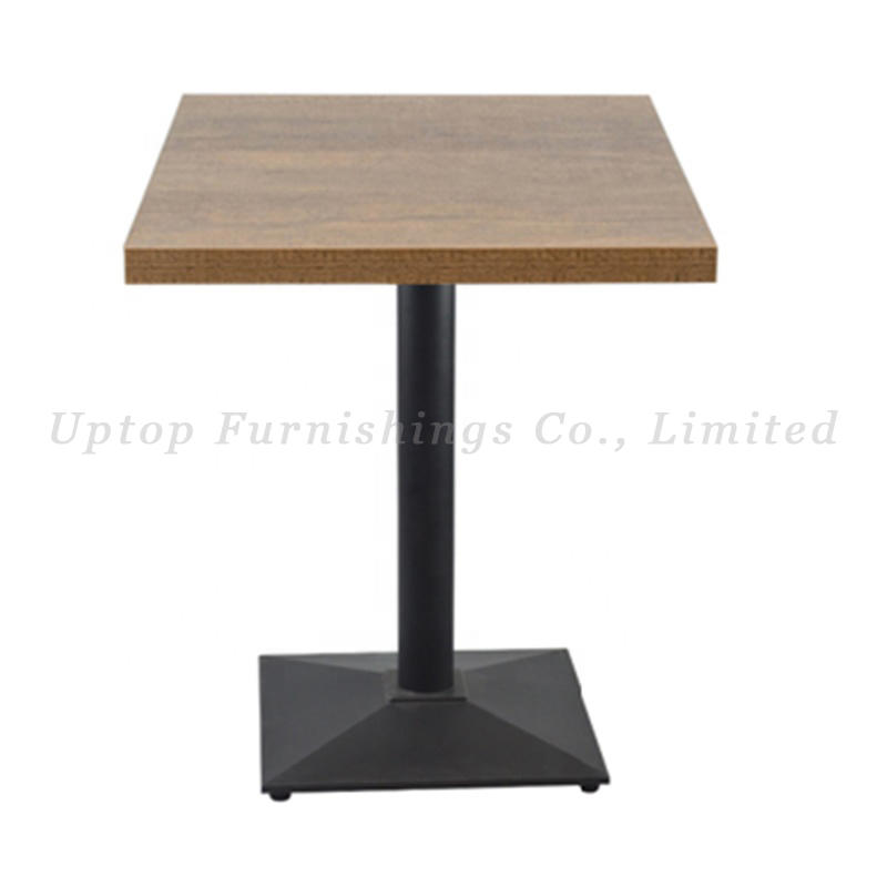 Modern furniture square wood restaurant tables for cafe