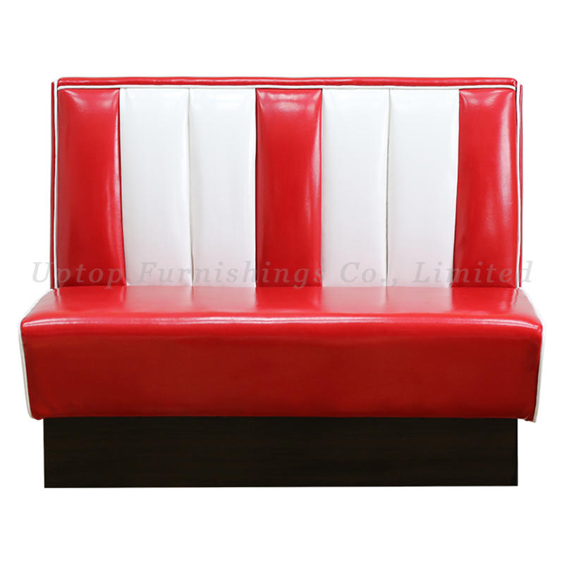 Retro 50s American style bel air diner booth restaurant sofa