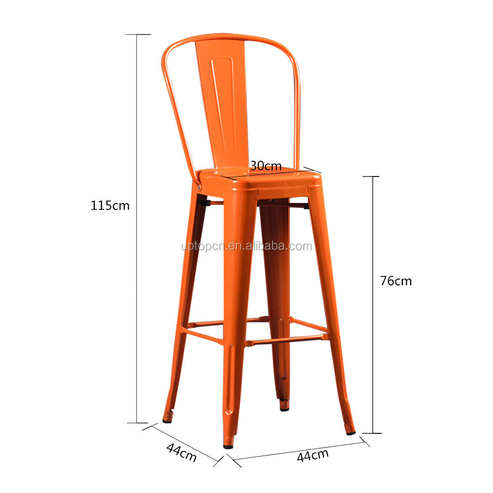 product-Uptop Furnishings-Bar furniture stool all colors restaurant industrial metal bar chairs for -1
