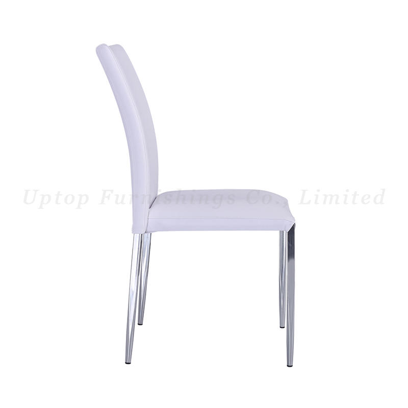 New design hotel stackable metal leather banquet wedding chair