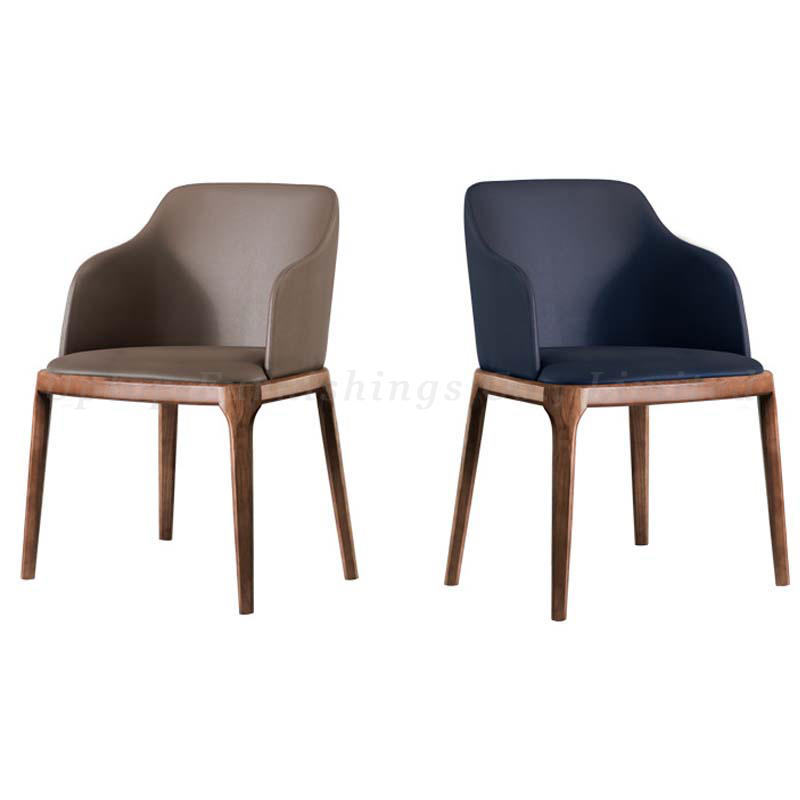 Commercial leather color optional restaurant dining room stacking timber wood chair