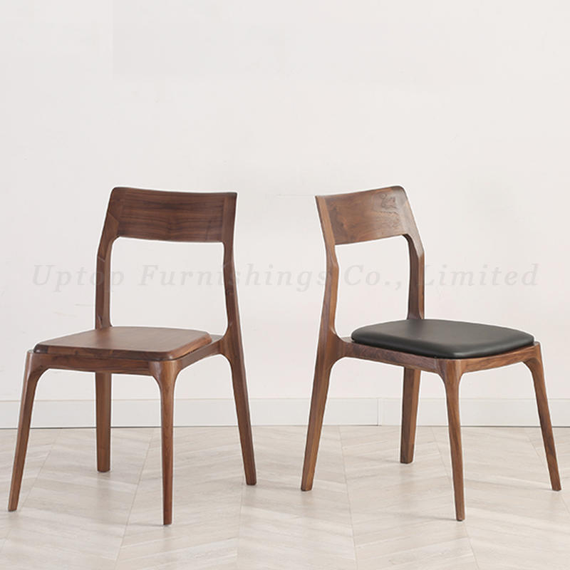 Commercial leather color optional restaurant dining room stacking timber wood chair