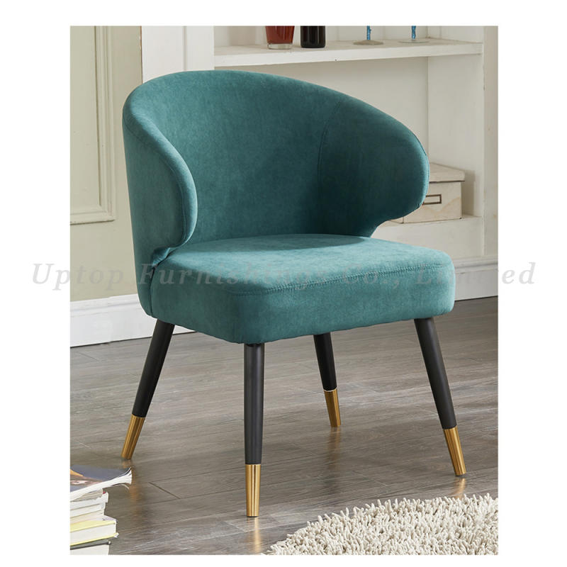 Luxury modern restaurant furniture metal coffee shop chairs