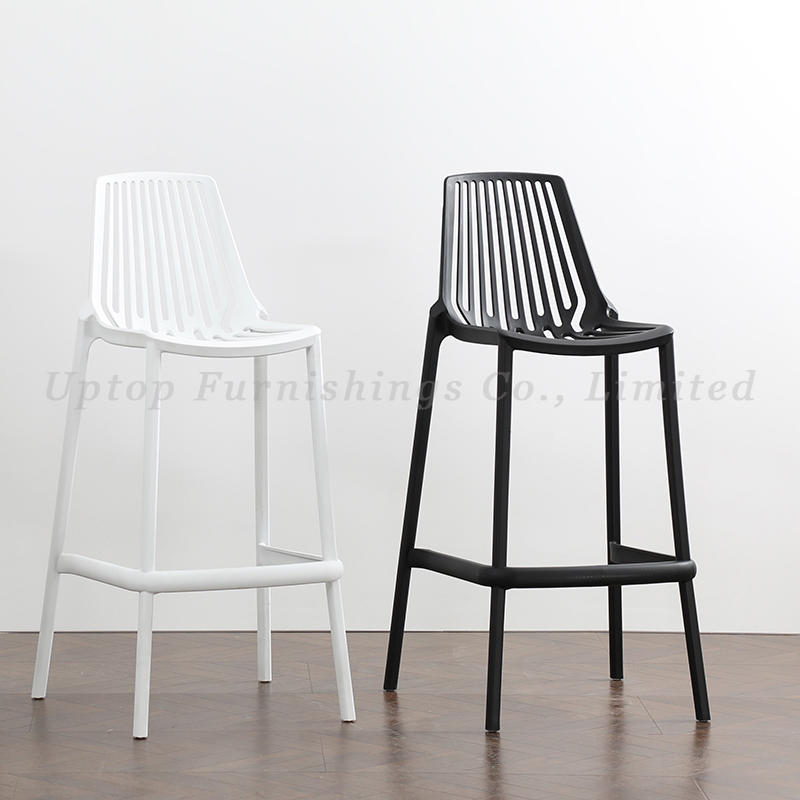 Hot sale customized color fashionable PP plastic bar chair for bar