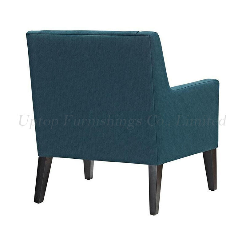 New gray velvet wood modern dining chairs with armrests