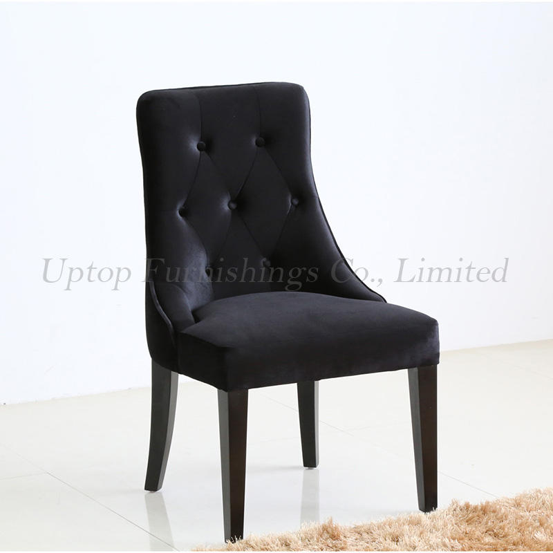 Design nordic fabric dining used furniture modern High back coffee shop wood restaurant chairs
