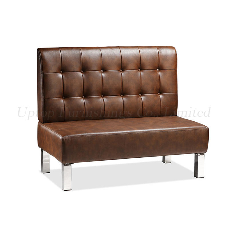 China factory usd leather sofa restaurant furniture restaurant booth seating