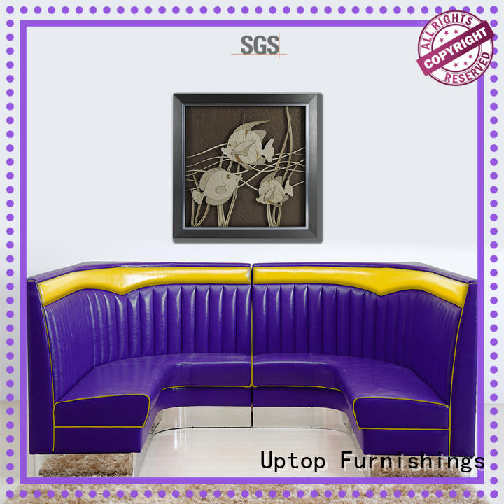 Uptop Furnishings executive mid century modern sofa from manufacturer for bank