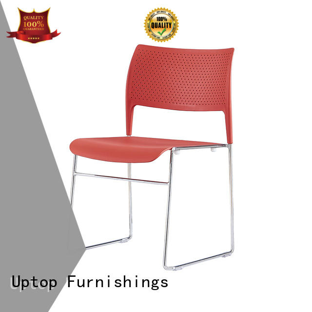 Uptop Furnishings Green environmental hotel plastic chairs at discount for hotel