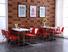 High end American style sofa restaurant tables and chairs (SP-CT833)