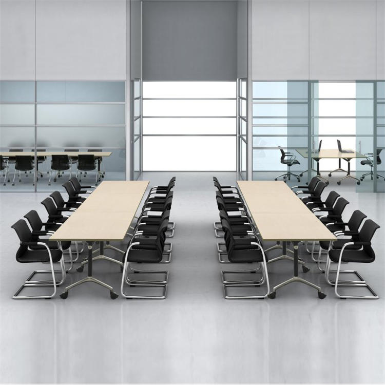 Long commercial stainless steel folding table