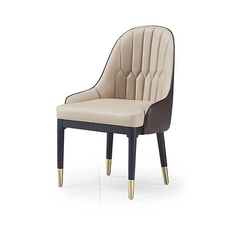 (SP-EC205) Luxury  solid wood stainless steel restaurant dinner chairs