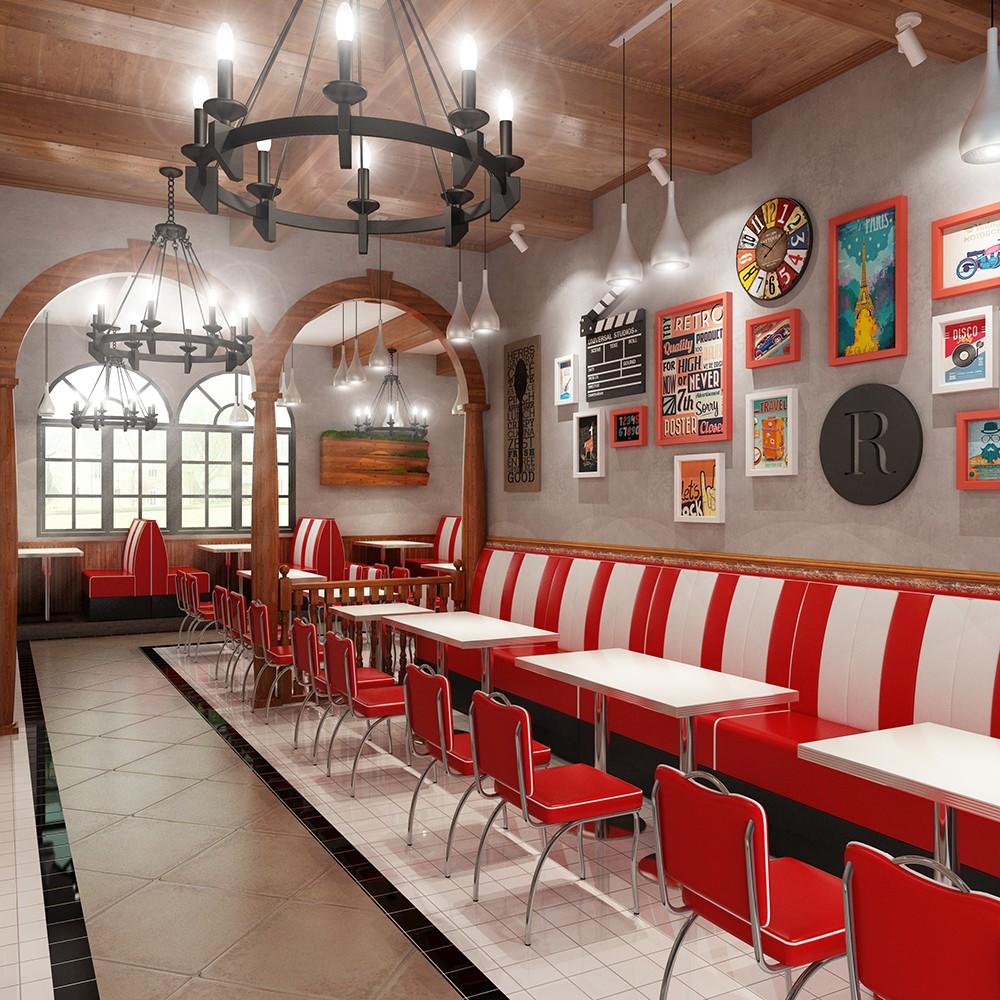modern design restaurant booths buy now for school