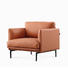 high end office modern sofa loveseat wholesale for office