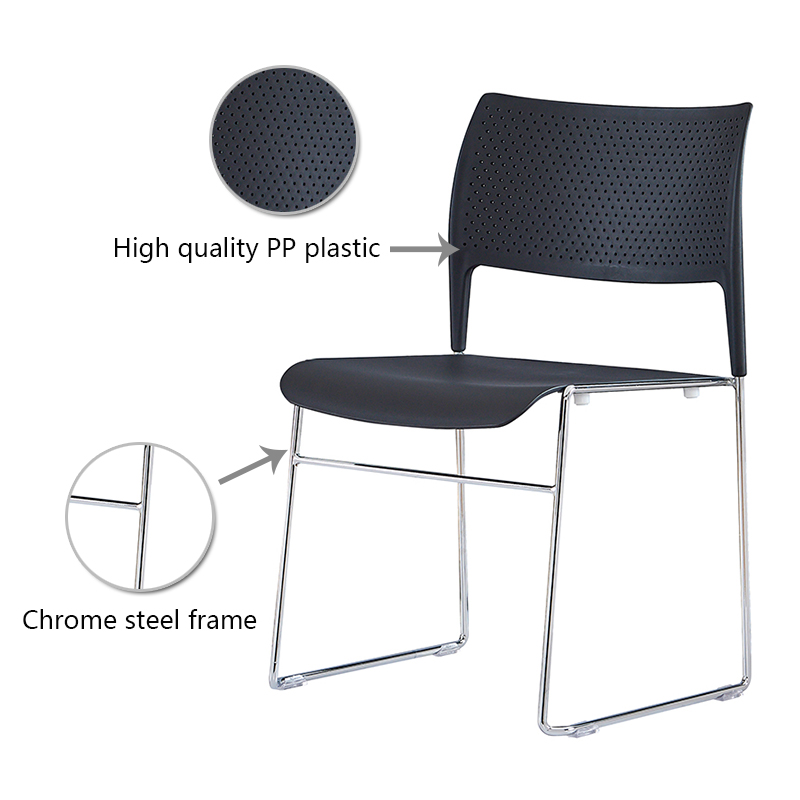 product-Uptop Furnishings-SP-UC557 Simple style stackable plastic office chair-img