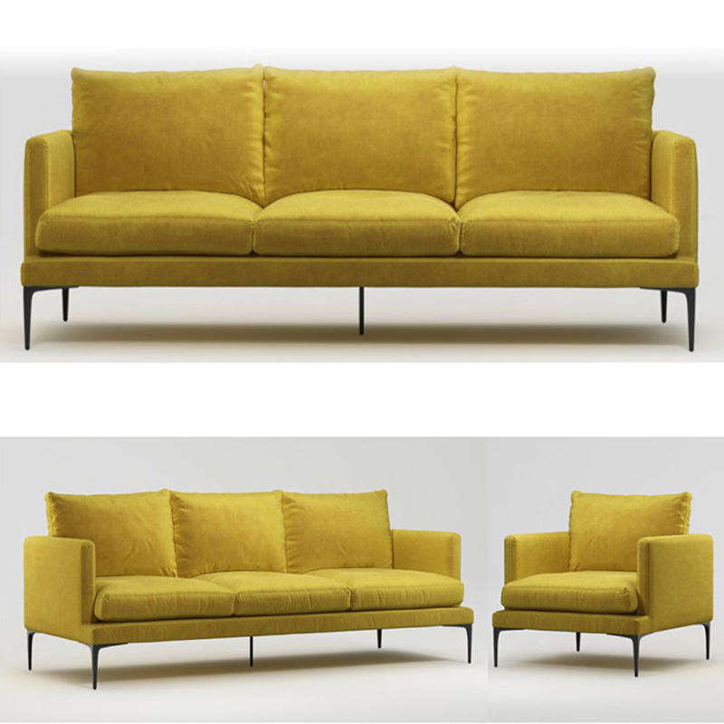 (SP-SF209) Luxury upholstered fabric living room sofa furnitures sofa set