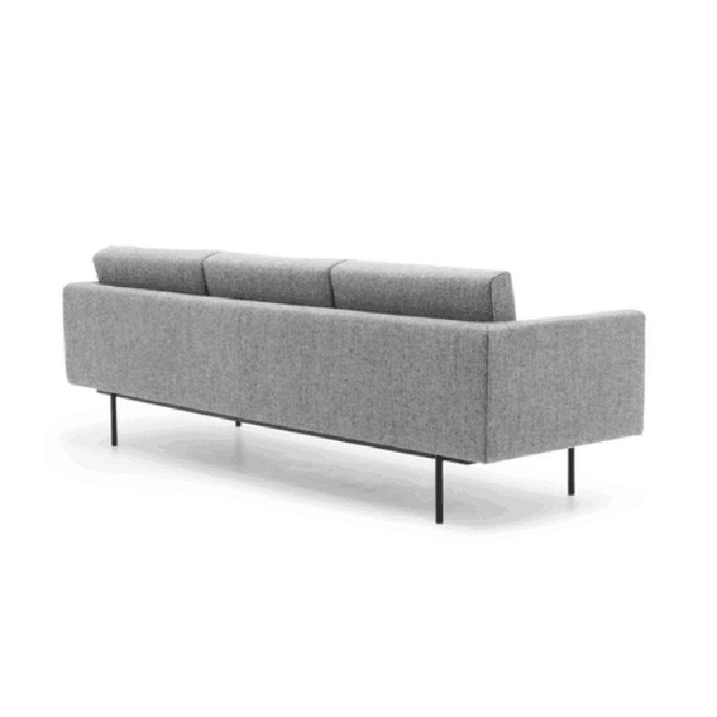 Simple modern Italian living room furniture fabric sofa set designs (SP-KS440)