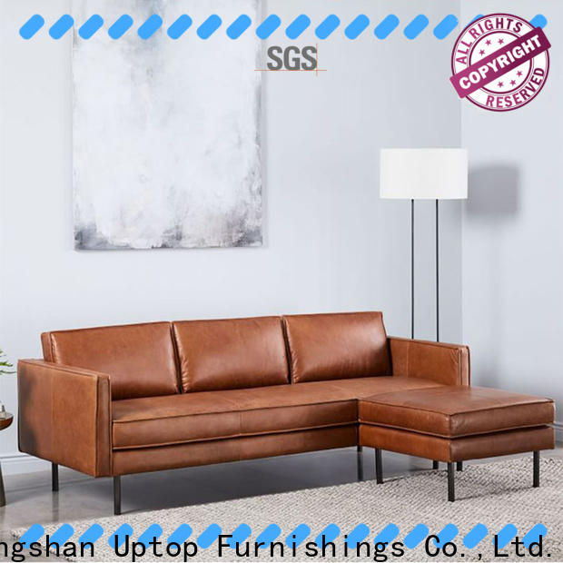 Uptop Furnishings leather reception sofa factory for bank