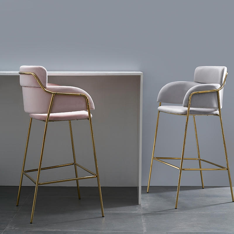 modern design industrial dining chairs back China supplier for cafe-3