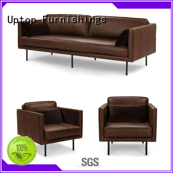 Uptop Furnishings tufted reception sofa wholesale for school