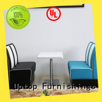 Uptop Furnishings high end banquette booth at discount for cafe