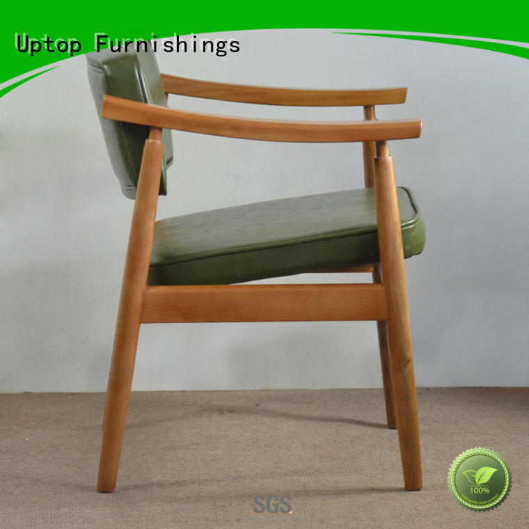 hot-sale wood dining chair arm factory price for hospital
