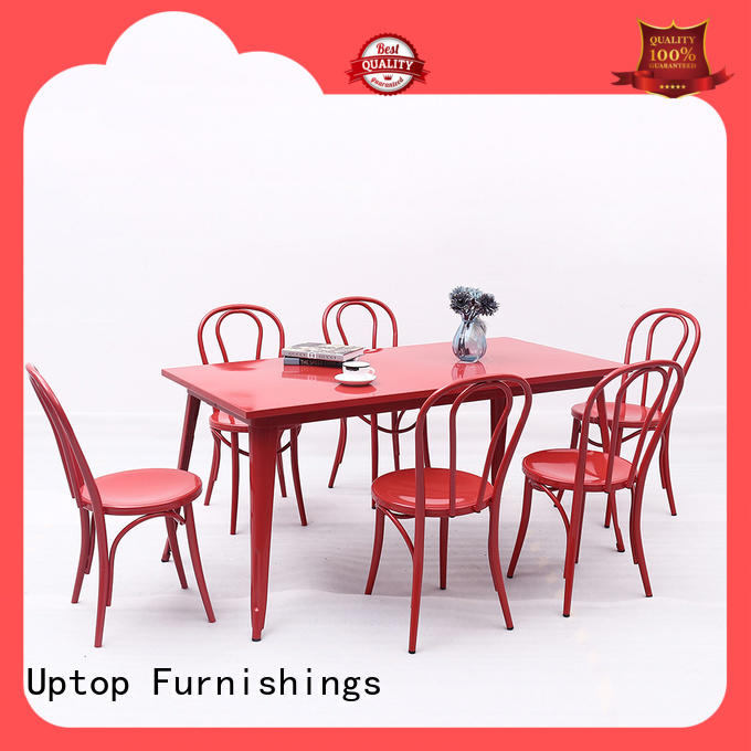 Uptop Furnishings modular cafe table and chairs bulk production for restaurant