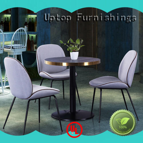 Uptop Furnishings modular industrial dining table and chairs free design for airport