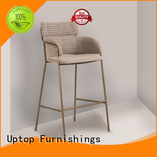 Uptop Furnishings mordern industrial metal chairs bulk production for restaurant