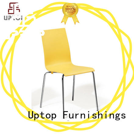 Uptop Furnishings frame hotel plastic chairs bulk production for cafe