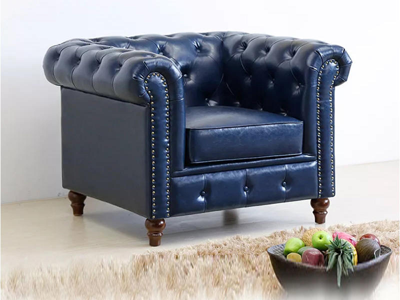 chesterfield leather sofa chair classic for hotel Uptop Furnishings