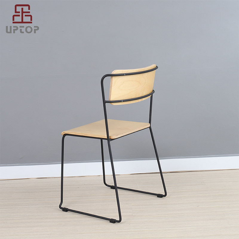 good-package cafe metal chair arms free design for bar-6