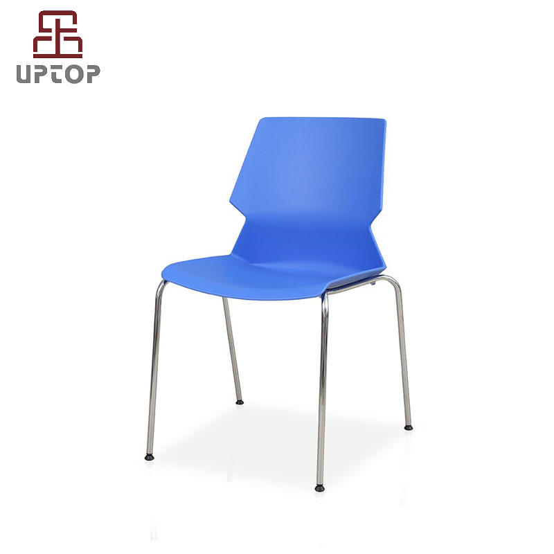 Stacking PP Plastic Chair with chrome steel frame (SP-UC008)