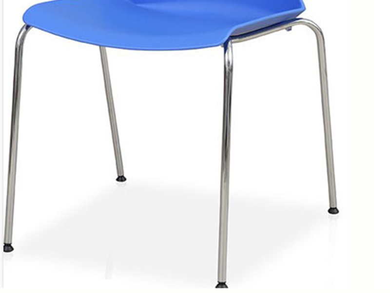 Uptop Furnishings-Stacking Pp Plastic Side Chair With Chrome Steel Frame SP-UC008-1