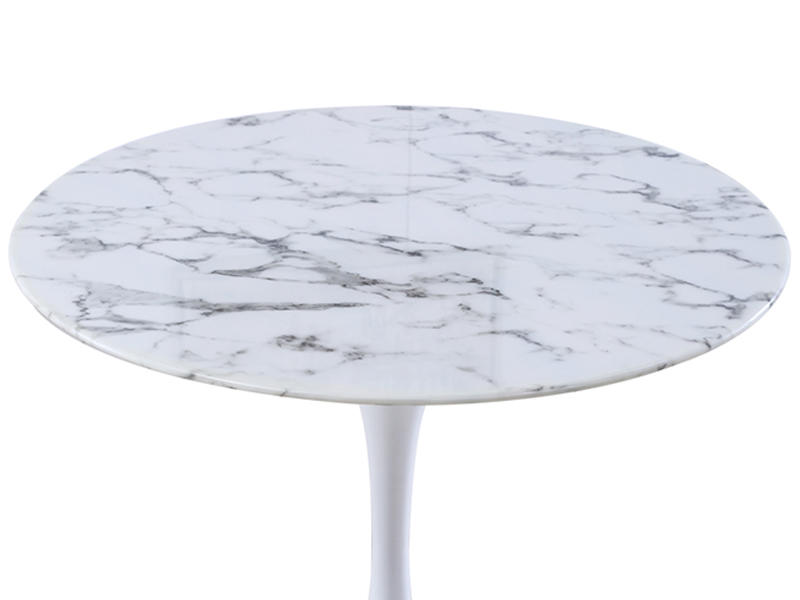 steel edge white leisure table Uptop Furnishings Brand