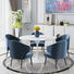edge industrial tulip dining table Uptop Furnishings manufacture
