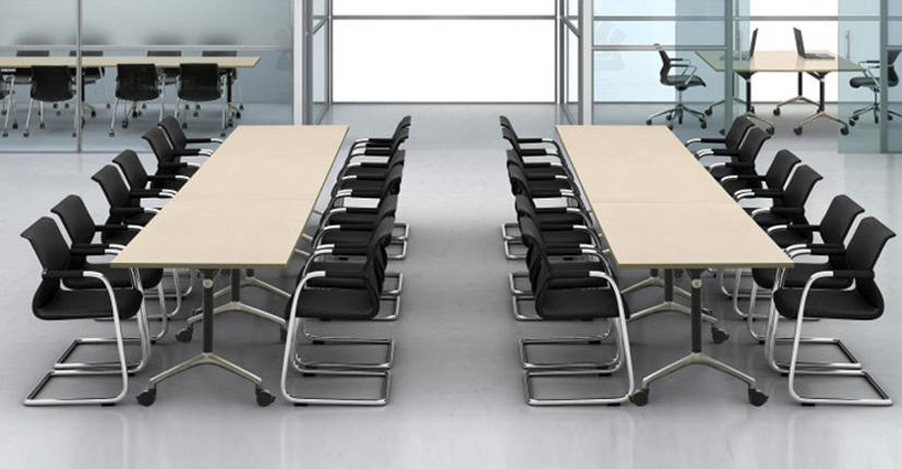 stainless conference folding table from manufacturer for bank