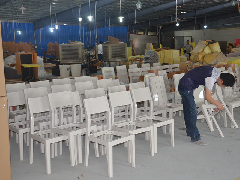 Uptop Furnishings newly white metal chairs from manufacturer for cafe-11