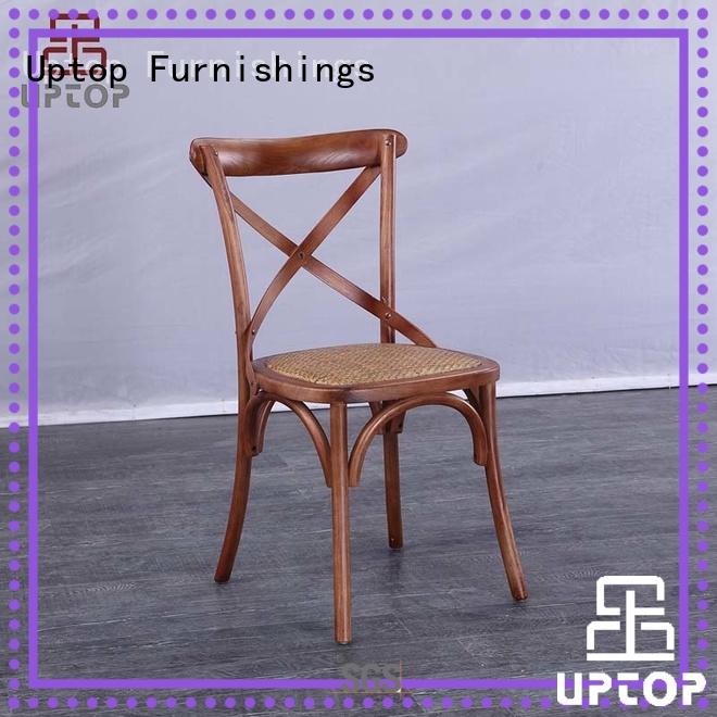 Uptop Furnishings dining wood arm chair factory price for hotel