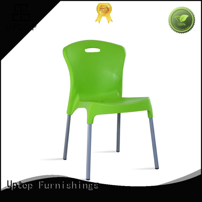 outdoor plastic stacking chairs at discount for restaurant Uptop Furnishings