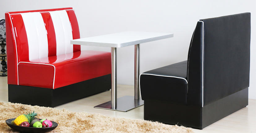 Uptop Furnishings-Find Banquette Booth American Style 1950s Furniture