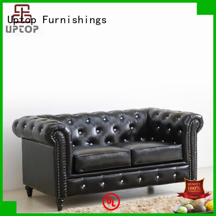 chesterfield leather sofa chair classic for hotel Uptop Furnishings